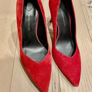 Gorgeous brand new Karen Millen velvet shoes